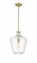 Innovations Lighting 493-1S-BB-G504-12 - Norwalk - 1 Light - 12 inch - Brushed Brass - Cord hung - Mini Pendant