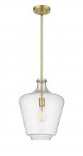Innovations Lighting 493-1S-SG-G504-12 - Norwalk - 1 Light - 12 inch - Satin Gold - Cord hung - Mini Pendant