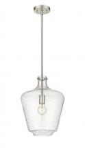 Innovations Lighting 493-1S-SN-G504-12 - Norwalk - 1 Light - 12 inch - Brushed Satin Nickel - Stem hung - Mini Pendant