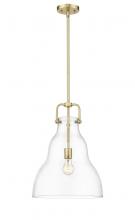 Innovations Lighting 494-1S-SG-G592-14 - Haverhill - 1 Light - 14 inch - Satin Gold - Stem hung - Pendant