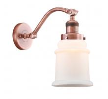 Innovations Lighting 515-1W-AC-G181 - Canton - 1 Light - 6 inch - Antique Copper - Sconce
