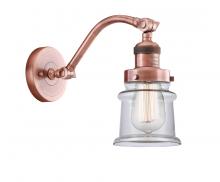 Innovations Lighting 515-1W-AC-G182S - Canton - 1 Light - 7 inch - Antique Copper - Sconce