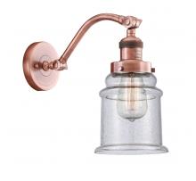 Innovations Lighting 515-1W-AC-G184 - Canton - 1 Light - 6 inch - Antique Copper - Sconce