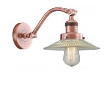 Innovations Lighting 515-1W-AC-G2 - Halophane - 1 Light - 9 inch - Antique Copper - Sconce