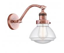 Innovations Lighting 515-1W-AC-G322 - Olean - 1 Light - 7 inch - Antique Copper - Adjustable Sconce