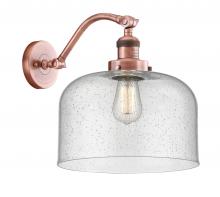 Innovations Lighting 515-1W-AC-G74-L - Bell - 1 Light - 12 inch - Antique Copper - Sconce