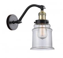 Innovations Lighting 515-1W-BAB-G182 - Canton - 1 Light - 6 inch - Black Antique Brass - Sconce