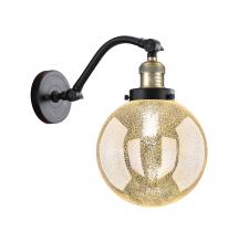 Innovations Lighting 515-1W-BAB-G208-8 - Beacon - 1 Light - 8 inch - Black Antique Brass - Adjustable Sconce