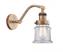 Innovations Lighting 515-1W-BB-G182S - Canton - 1 Light - 7 inch - Brushed Brass - Sconce