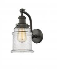 Innovations Lighting 515-1W-OB-G184 - Canton - 1 Light - 6 inch - Oil Rubbed Bronze - Sconce