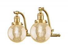 Innovations Lighting 515-2W-SG-G208-6 - Beacon - 2 Light - 16 inch - Satin Gold - Adjustable Bath Vanity Light