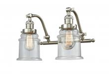 Innovations Lighting 515-2W-SN-G182 - Canton - 2 Light - 18 inch - Brushed Satin Nickel - Bath Vanity Light
