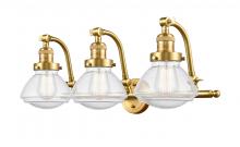 Innovations Lighting 515-3W-SG-G324 - Olean - 3 Light - 29 inch - Satin Gold - Adjustable Bath Vanity Light
