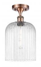 Innovations Lighting 516-1C-AC-G559-8CL - Bridal Veil - 1 Light - 5 inch - Antique Copper - Semi-Flush Mount