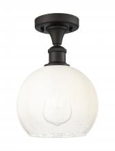 Innovations Lighting 516-1C-OB-G483-8OP - Brookhaven Globe - 1 Light - 8 inch - Oil Rubbed Bronze - Semi-Flush Mount