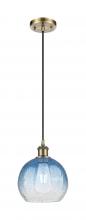 Innovations Lighting 516-1P-AB-G483-8SB - Brookhaven Globe - 1 Light - 8 inch - Antique Brass - Cord hung - Mini Pendant