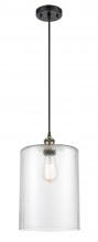 Innovations Lighting 516-1P-BAB-G112-L - Cobbleskill - 1 Light - 9 inch - Black Antique Brass - Cord hung - Mini Pendant