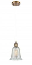 Innovations Lighting 516-1P-BB-G2811 - Hanover - 1 Light - 6 inch - Brushed Brass - Cord hung - Mini Pendant