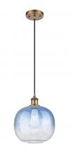 Innovations Lighting 516-1P-BB-G481-10SB - Brookhaven Sphere - 1 Light - 11 inch - Brushed Brass - Cord hung - Mini Pendant