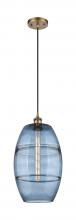 Innovations Lighting 516-1P-BB-G557-10BL - Vaz - 1 Light - 10 inch - Brushed Brass - Cord hung - Mini Pendant
