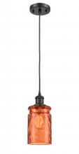 Innovations Lighting 516-1P-OB-G352-TUR - Candor 1 Light Mini Pendant