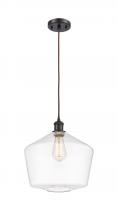 Innovations Lighting 516-1P-OB-G652-12 - Cindyrella - 1 Light - 12 inch - Oil Rubbed Bronze - Cord hung - Mini Pendant