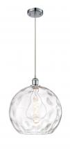 Innovations Lighting 516-1P-PC-G1215-14 - Athens Water Glass - 1 Light - 13 inch - Polished Chrome - Cord hung - Pendant
