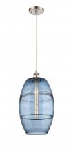 Innovations Lighting 516-1P-SN-G557-10BL - Vaz - 1 Light - 10 inch - Brushed Satin Nickel - Cord hung - Mini Pendant