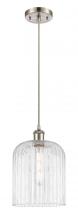 Innovations Lighting 516-1P-SN-G559-8CL - Bridal Veil - 1 Light - 5 inch - Brushed Satin Nickel - Cord hung - Mini Pendant