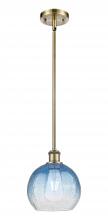 Innovations Lighting 516-1S-AB-G483-8SB - Brookhaven Globe - 1 Light - 8 inch - Antique Brass - Stem hung - Mini Pendant