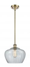 Innovations Lighting 516-1S-AB-G92-L - Fenton - 1 Light - 11 inch - Antique Brass - Mini Pendant
