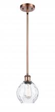 Innovations Lighting 516-1S-AC-G362 - Waverly - 1 Light - 6 inch - Antique Copper - Mini Pendant