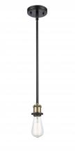Innovations Lighting 516-1S-BAB - Bare Bulb - 1 Light - 5 inch - Black Antique Brass - Mini Pendant