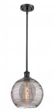 Innovations Lighting 516-1S-BK-G1213-10SM - Athens Deco Swirl - 1 Light - 10 inch - Matte Black - Mini Pendant