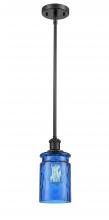 Innovations Lighting 516-1S-BK-G352-BL - Candor Mini Pendant