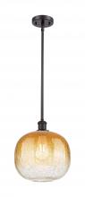 Innovations Lighting 516-1S-OB-G481-10AM - Brookhaven Sphere - 1 Light - 11 inch - Oil Rubbed Bronze - Stem hung - Mini Pendant