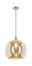 Innovations Lighting 516-1S-PC-G128-14 - Athens - 1 Light - 14 inch - Polished Chrome - Pendant