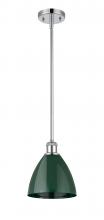 Innovations Lighting 516-1S-PC-MBD-75-GR - Plymouth - 1 Light - 8 inch - Polished Chrome - Pendant