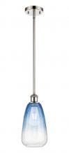 Innovations Lighting 516-1S-PN-G480-6SB - Brookhaven Almond - 1 Light - 6 inch - Polished Nickel - Stem hung - Mini Pendant