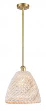 Innovations Lighting 516-1S-SG-NBD-12-NAT - Bristol Natural - 1 Light - 6 inch - Satin Gold - Mini Pendant