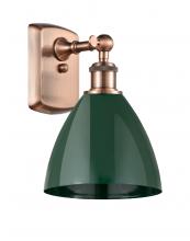Innovations Lighting 516-1W-AC-MBD-75-GR - Plymouth - 1 Light - 8 inch - Antique Copper - Sconce