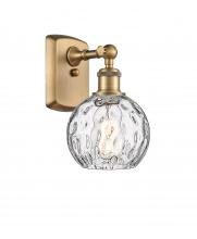 Innovations Lighting 516-1W-BB-G1215-6 - Athens Water Glass - 1 Light - 6 inch - Brushed Brass - Sconce