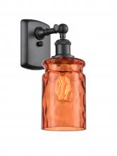 Innovations Lighting 516-1W-BK-G352-TUR - Candor 1 Light Sconce