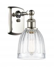 Innovations Lighting 516-1W-PN-G442 - Brookfield - 1 Light - 6 inch - Polished Nickel - Sconce