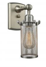 Innovations Lighting 516-1W-SN-220 - Bleecker 1 Light Sconce