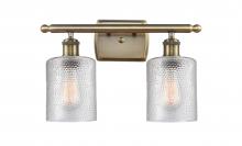 Innovations Lighting 516-2W-AB-G112 - Cobbleskill - 2 Light - 15 inch - Antique Brass - Bath Vanity Light