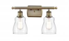 Innovations Lighting 516-2W-AB-G392 - Ellery - 2 Light - 15 inch - Antique Brass - Bath Vanity Light
