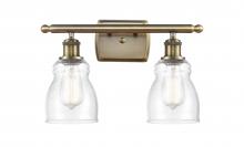 Innovations Lighting 516-2W-AB-G394 - Ellery - 2 Light - 15 inch - Antique Brass - Bath Vanity Light