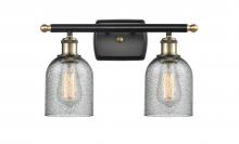 Innovations Lighting 516-2W-BAB-G257 - Caledonia - 2 Light - 15 inch - Black Antique Brass - Bath Vanity Light