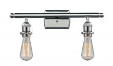 Innovations Lighting 516-2W-PC - Bare Bulb - 2 Light - 16 inch - Polished Chrome - Bath Vanity Light